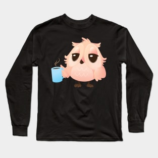 Owl Coffee Long Sleeve T-Shirt